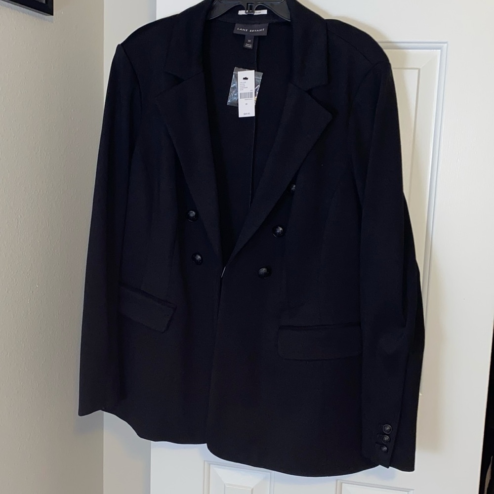 Lane Bryant 3-Button Detail Black Blazer - 22 - NWT